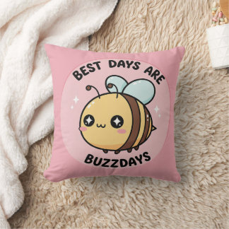 Oreiller de nurserie abeille – Déco abeille à miel