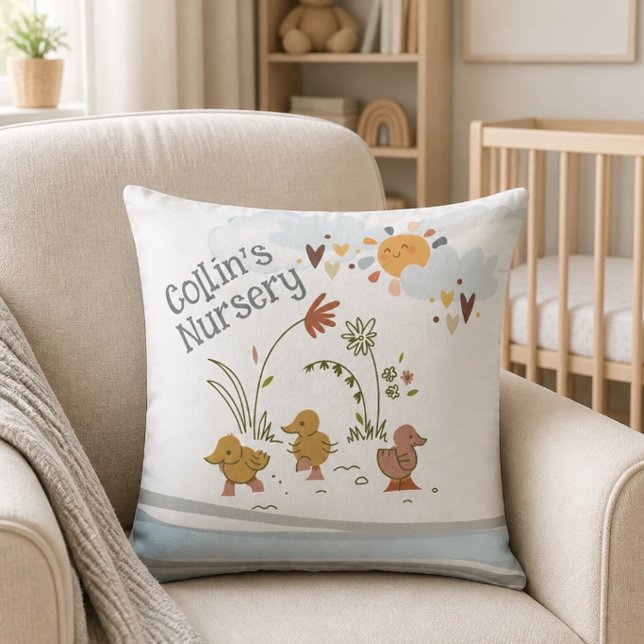 Oreiller de nurserie personnalisé Boho (Créateur téléchargé)
