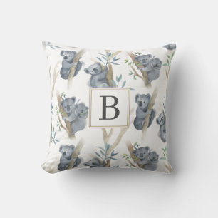Oreiller de nurserie pour bébé avec monogramme de 