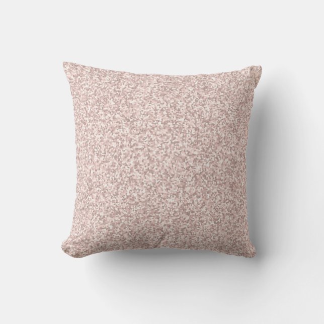 Oreiller de princesse rose scintillant féminin (Recto)