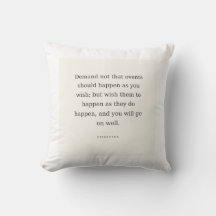 Oreiller de repos serein — Calme stoïcien d'Épictè