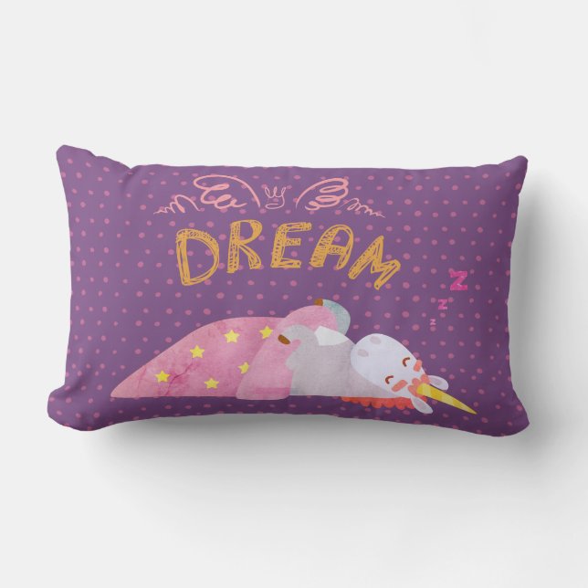 Oreiller de sommeil Licorne (Recto)