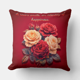 Oreiller de sourire rose