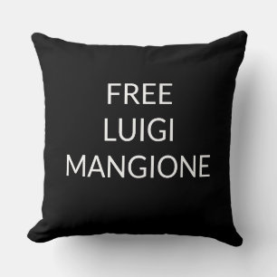 Oreiller de soutien avec message pour Luigi Mangio