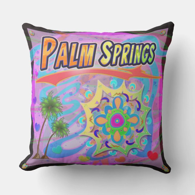 Oreiller de véritable progrès de Palm Springs (Recto)