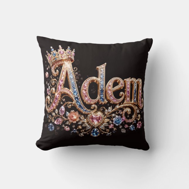 Oreiller décoratif Adam Crown (Recto)