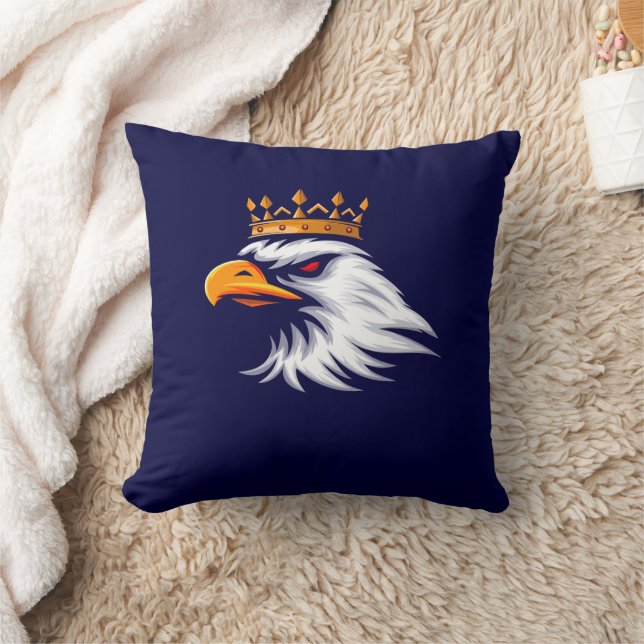 Oreiller décoratif Aigle Couronne Royale (Couverture)