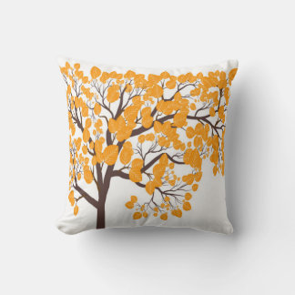 Oreiller Décoratif Arbre Automne Doré Moderne