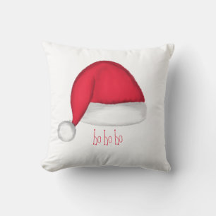 Oreiller décoratif chapeau de Père Noël