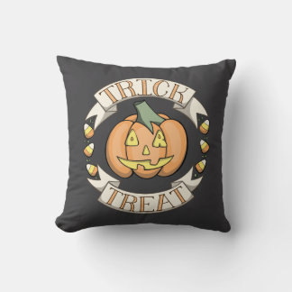 Oreiller décoratif Citrouille « Trick Or Treat »
