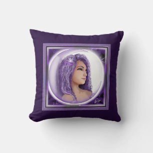 Oreiller décoratif Enfant de la Lune Violette