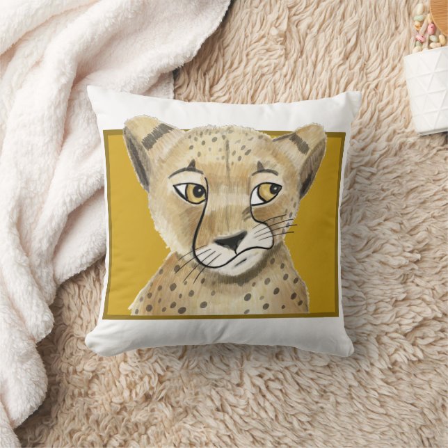 Oreiller décoratif joli guépard – Maison d'animaux (Couverture)