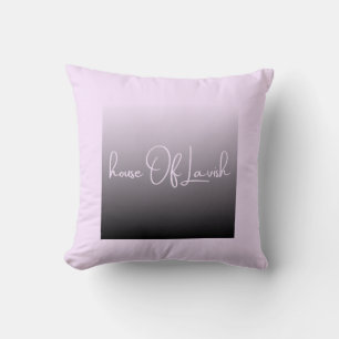Oreiller Décoratif Minimaliste Lilac & Noir