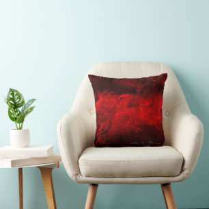 Oreiller Décoratif Rouge Profond