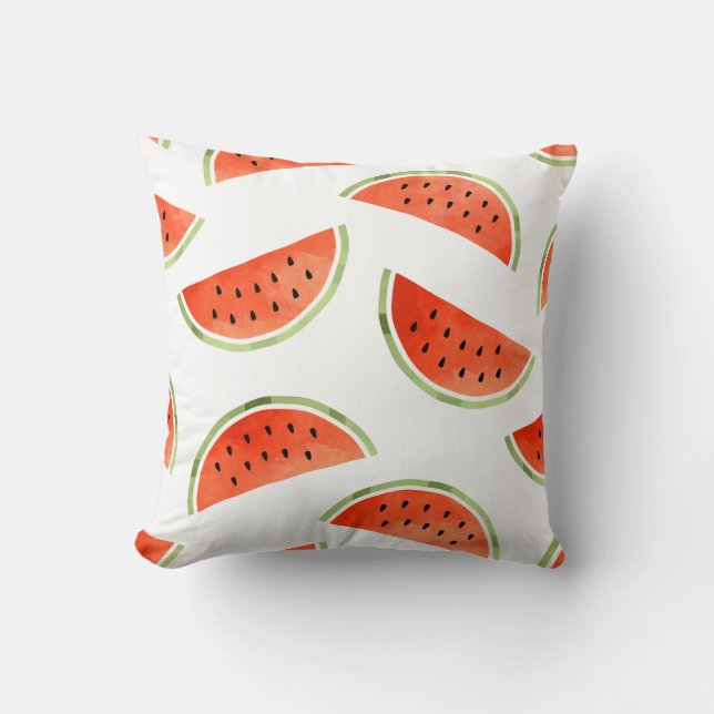 Oreiller décoratif | Watermelon d'été (Recto)