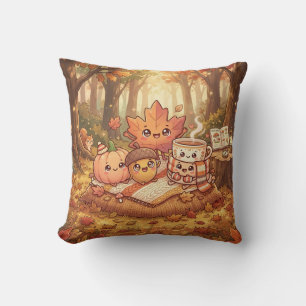 Oreiller des amis de la forêt d'automne