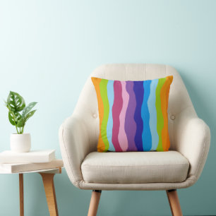 Oreiller d'ondes colorées