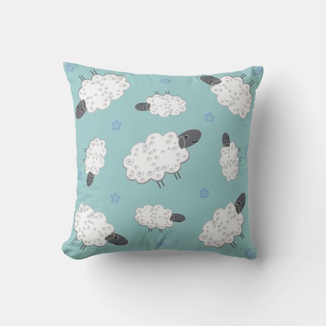 Oreiller doux mouton pour enfants (Recto)