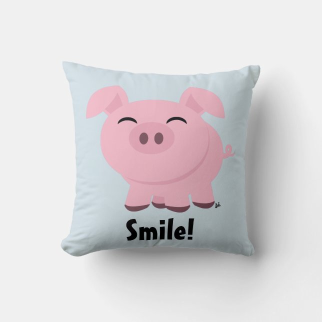 Oreiller doux sourire de porc (Recto)