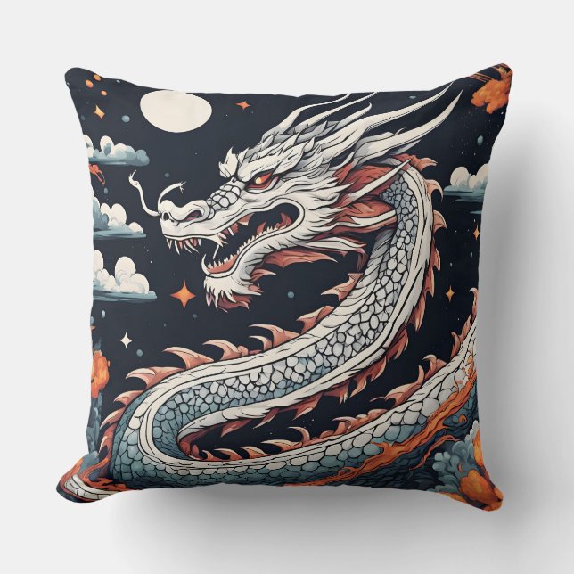 oreiller dragon de nuit  (Recto)