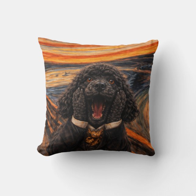 Oreiller drôle de Cockapoo | Coussin de chien Le C (Recto)
