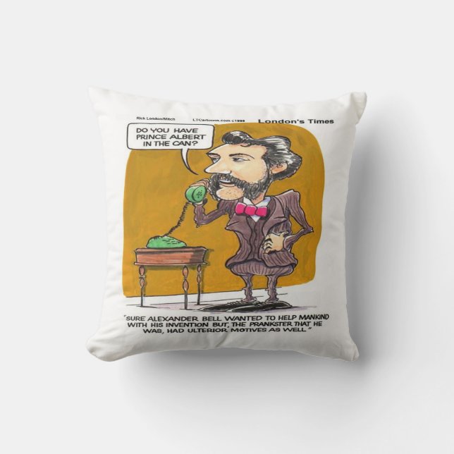 Oreiller drôle Rick Londres avec la bande dessinée (Recto)