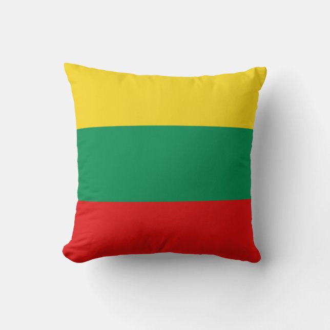 Oreiller du drapeau de la Lituanie x Drapeau (Recto)