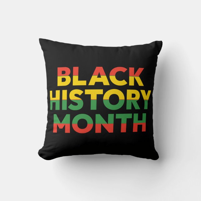 Oreiller du Mois de l'Histoire des Noirs (Recto)