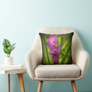 Oreiller Élégant - Fleur Iris Violet