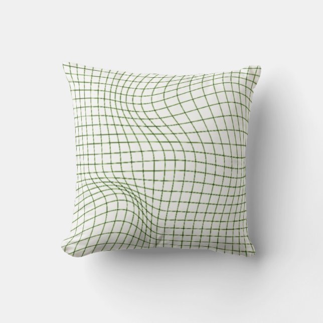 Oreiller en lignes artistiques 3D (Recto)