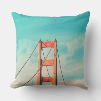 Oreiller extérieur Rétro Golden Gate San Francisco