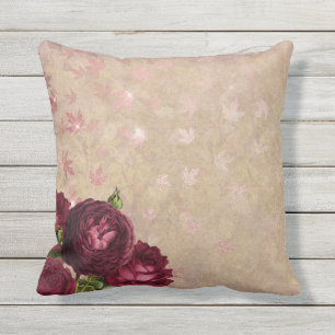 Oreiller extérieur rose