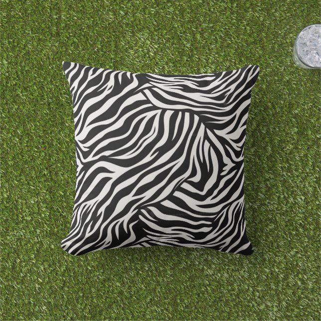 Oreiller extérieur Zebra Print (Herbe)