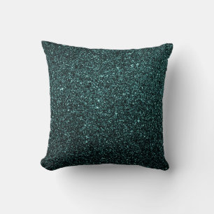 Oreiller Faux Sparkle Turquoise Thaillow