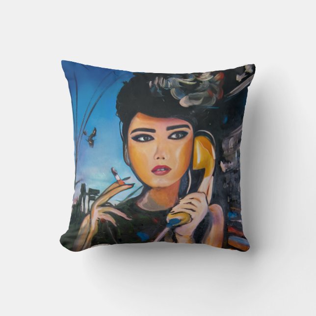 Oreiller femme Pop Art (Recto)