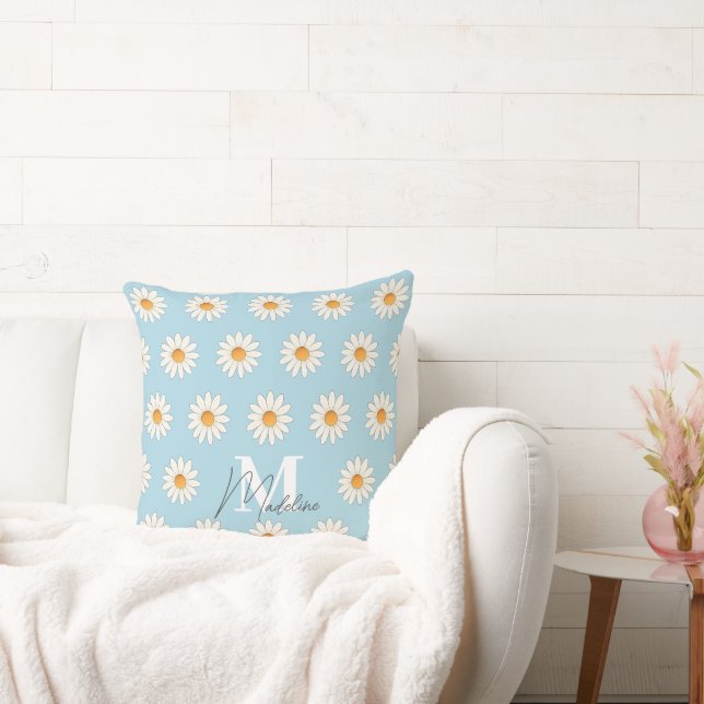 Oreiller Fleur Faisy - Cosy Décor Maison (Canapé)