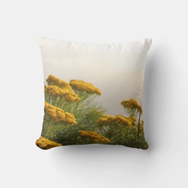 Oreiller Fleurs Jaunes Cape Brumeux (Recto)