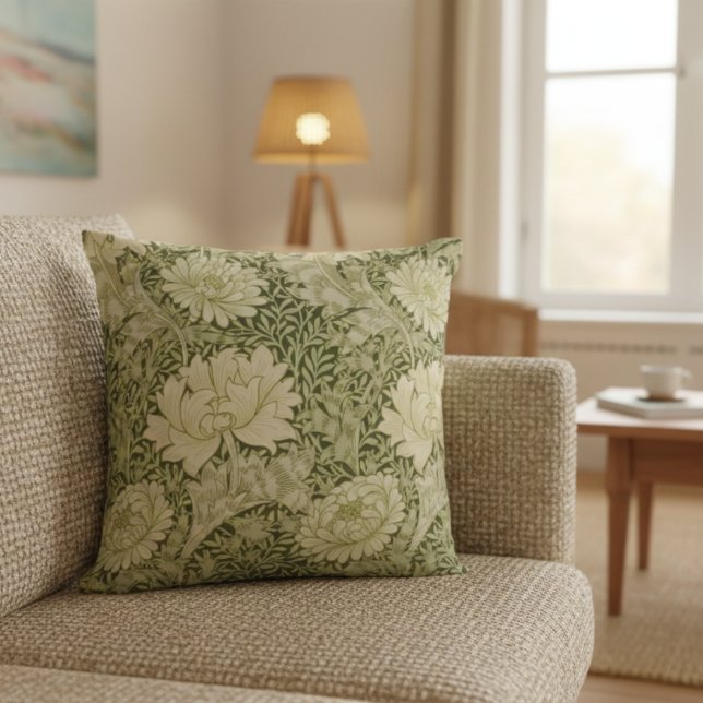Oreiller Floral Élégant Art William Morris (Créateur téléchargé)