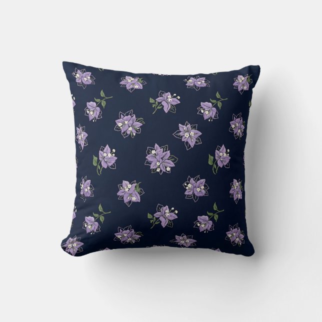 Oreiller floral sans couture (Recto)