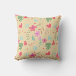 Oreiller Floral Tropical Fantaisiste
