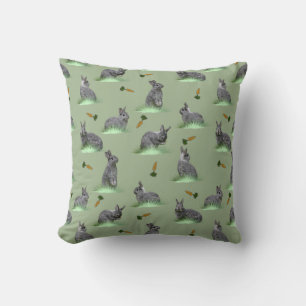 Oreiller Folie Carotte de Lapin (Vert)