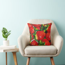 Oreiller Fraises d'Été