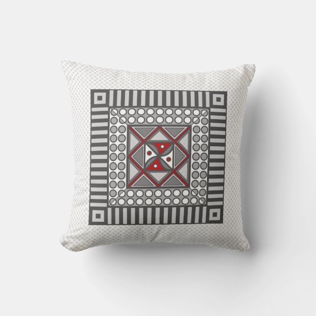 Oreiller géométrique alterné (Recto)