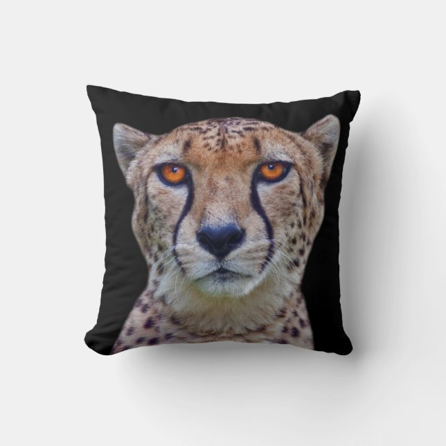 Oreiller Golden Eyes (Noir) (Recto)