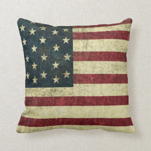 Oreiller Grunge Vintage États-Unis