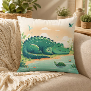 Oreiller Inspiré de l'Alligator