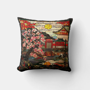 Oreiller japonais en verre ciselé