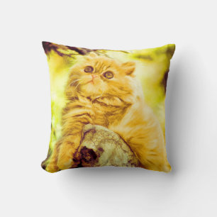 Oreiller jaune Kitty Thlow