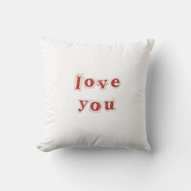 Oreiller je t'aime (Recto)