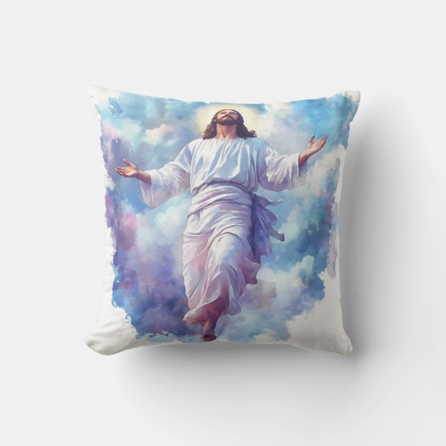 Oreiller Jésus-Christ Foi Religieuse Chrétienne (Recto)